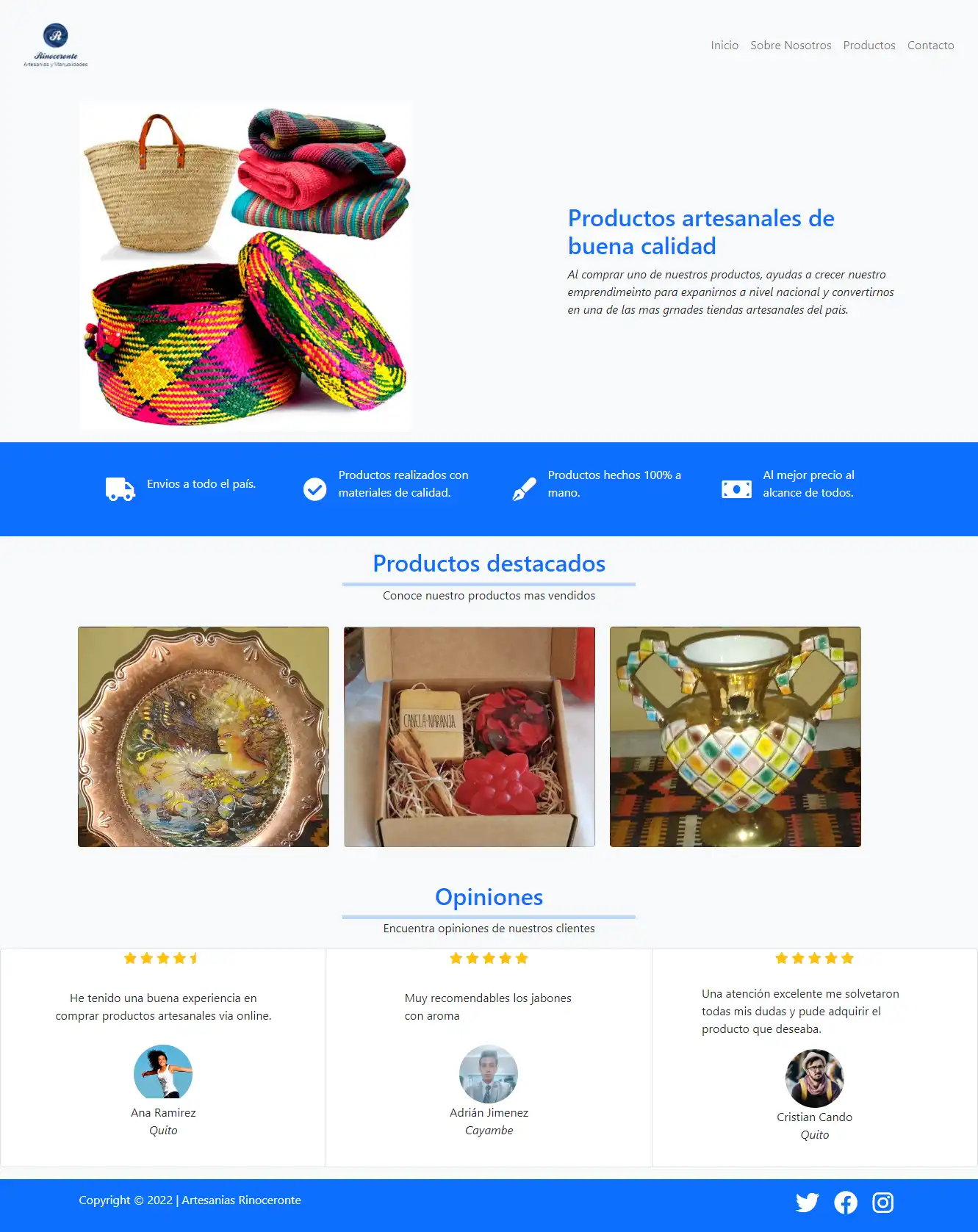 Proyecto Artesanias